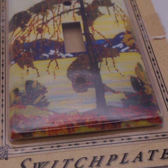 Art Plates Switchplate Single-gang Light Cover feat Tom Thomson's The Jack Pine - Picture 5 of 14